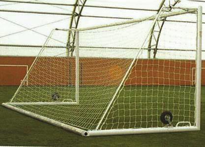 44m OSE-F1199 Projection 3.5m. Adjustable to 5m Senior size 7.32m x 2.44m OSE-F1201 Rolla goal nets Nets have 3m run back.