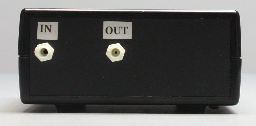 Figure AMe-1-S4: The rear panel of the GA-300 gas analyzer with the gas inlet ports.