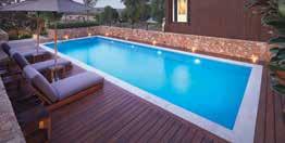 children learning to swim Alto and Latina - deep plunge style pools perfect for courtyards Uninterrupted swimming area - end to end swimming in larger designs Corner side entry steps - easy access in