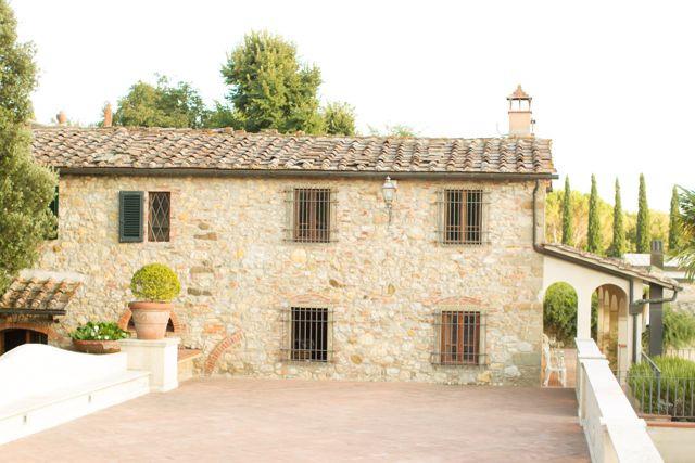 located at the foot of the Chianti hills, nearby a small medieval