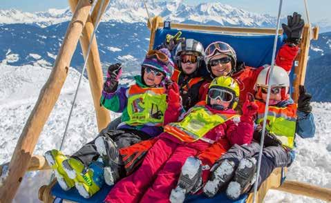 FUN & PRO Ski area - beginner s terrain for children directly next to the practice lift Experienced ski instructors, uncles and