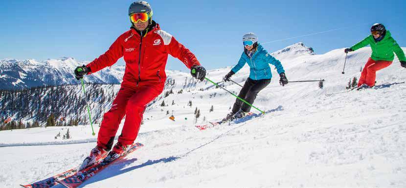 For beginners adults and youth from 15 to 18 years, minimum 5 participants 3 day-course of 4 hours per day on Sunday, Monday and Tuesday 6 days Classic Carver Set (skis, sticks, boots, helmet) adults