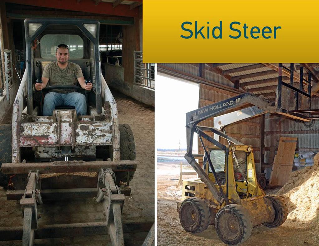 You can lose an arm or a leg or even die from a PTO injury. 16 Skid steers can be deadly!