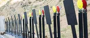 ALL-IN-ONE RANGE SOLUTION The Line of Fire is the only target system that incorporates a modular barricade
