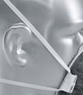 valve reduces temperature and moisture inside the mask Optimised nose area design ensures maximum compatibility with