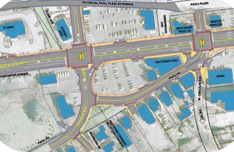 Lancaster Avenue and Paoli Pike Intersection Concepts Key challenges