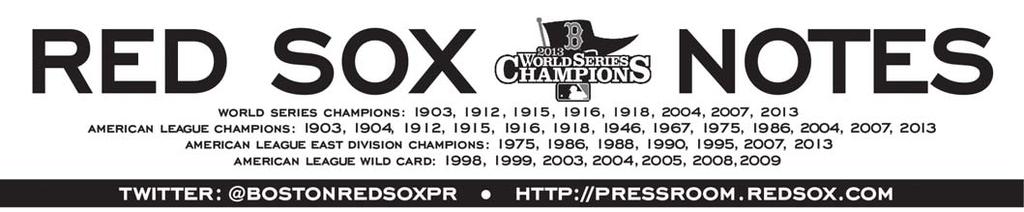 BOSTON RED SOX (52-64) vs. SEATTLE MARINERS (54-63) Sunday, August 16, 2015 1:35 p.m. ET Fenway Park, Boston, MA LHP Henry Owens (1-1, 3.60) vs. LHP Vidal Nuño (0-1, 3.