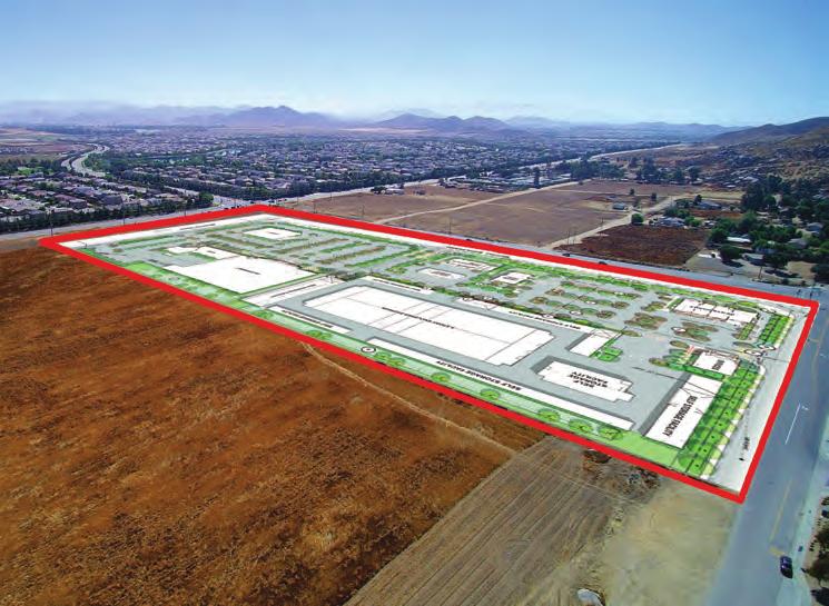 Property Location: The property is strategically positioned in the City of Menifee, County of Riverside, California approximately 2 miles east of Interstate 215.