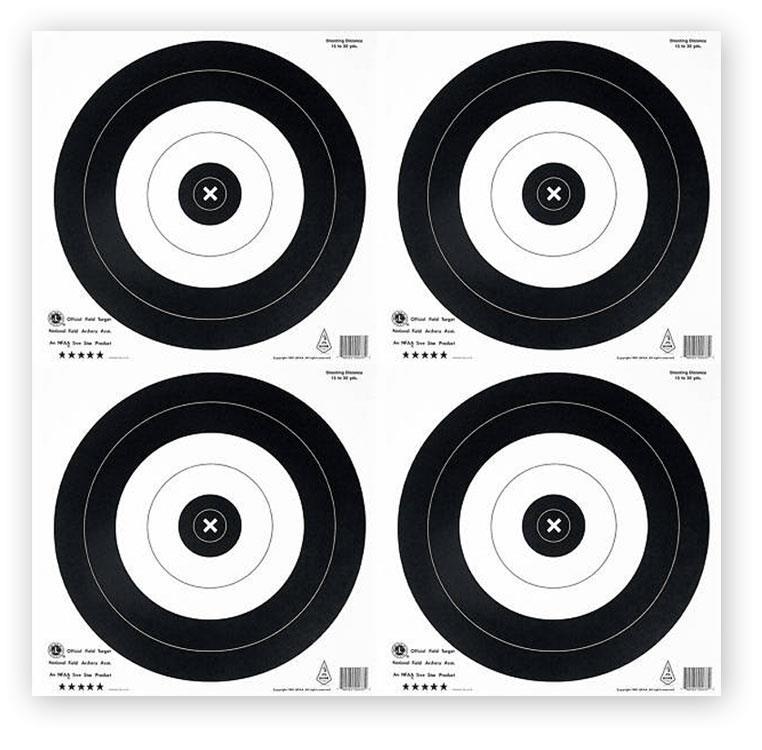 The IFAA prepares 28 targets in a course, consisting of 3 rounds: - The Field Round, - The Hunter Round and - The animal Round. In both the Field and Hunter round, you shoot four arrows.
