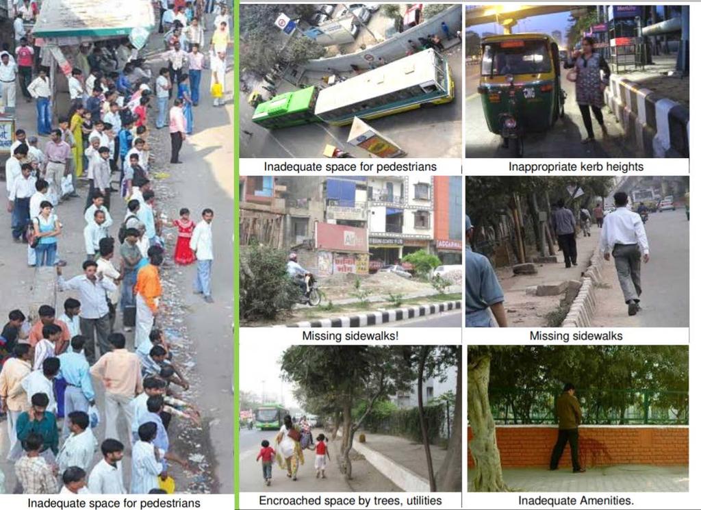 Need for Equitable Road Space Benefits of Equitable Design Increase in comfort of pedestrians Comfortable last mile connectivity from MRTS Stations therefore increased ridership of Buses and Metro.