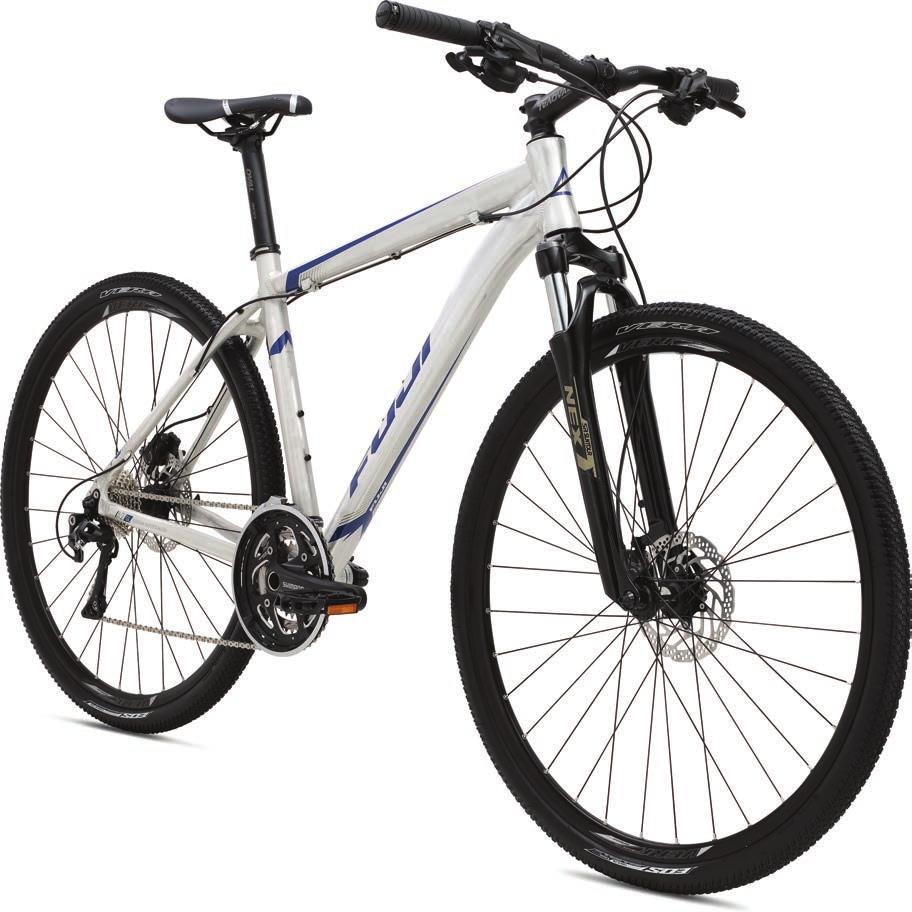Traverse The Story A city trekking bike with a suspension fork, the Traverse blends a mountain bike s stable handling