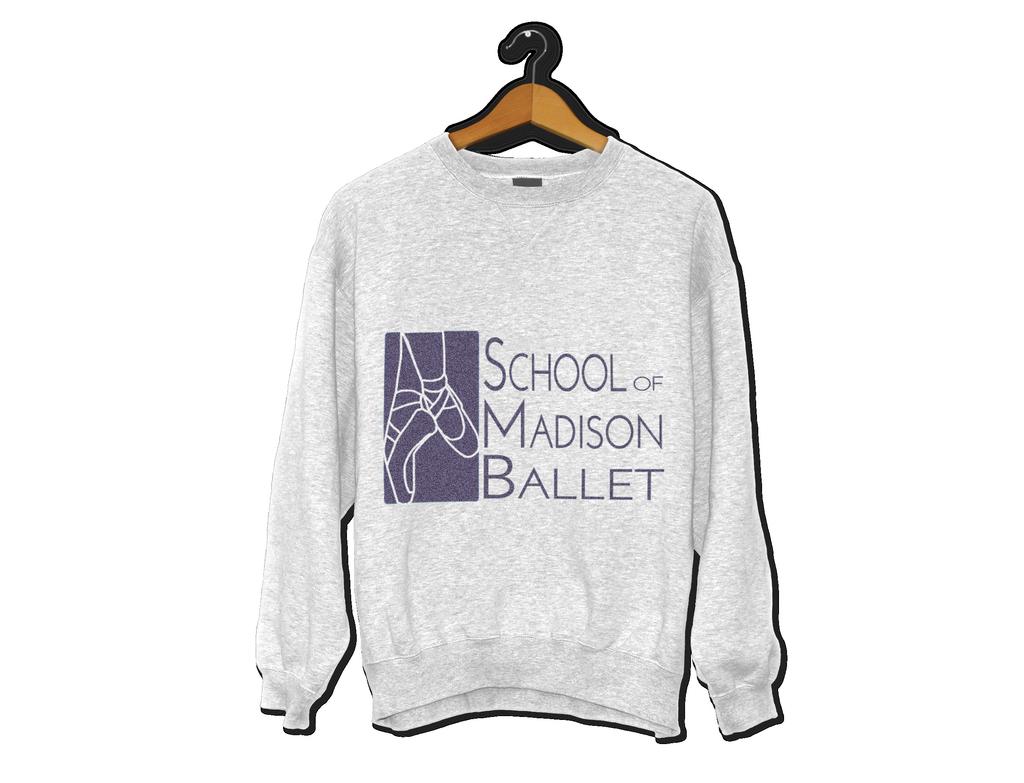 Sweatshirt Due to the high number of students attending the School of Madison Ballet, the school has many SWAG materials that