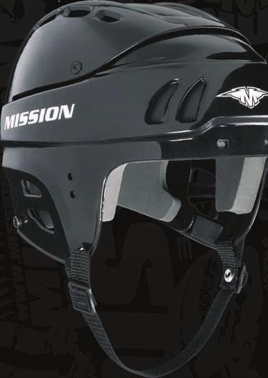 helmet and BAUER CONCEPT II features and benefits combined Face protector comes completely assembled to helmet CSA, HECC, CE certified Colors: BLK, WHT Sizes: S, M, L M1505 Wire Combo MISSION M1505