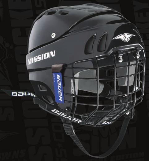 Facemask comes completely assembled to helmet CSA, HECC, CE Certified Wire Color: BLK Colors: BLK, WHT, NAV Sizes: XS, S, M, L Warning: Hockey helmets are required for all levels of play and must