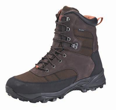 Deer Stalker 9 400g Style# 300109001 1047 Dark brown US size: 3,4,5,6,7,8,9,9½,10,10½,11,11½,12,12½,13,14 Last: G1 athletic fit Stability: G1 Forefoot max flex Outsole: G1 Stalker Shank & insole: TPU