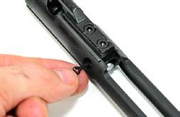 TROUBLESHOOTING PROBLEM: RIFLE WON T FIRE CHECK FOR: SELECTOR LEVER ON SAFE IMPROPER ASSEMBLY OF FIRING PIN WHAT TO DO: Put it on fire Assemble correctly - Retaining pin goes in back of large