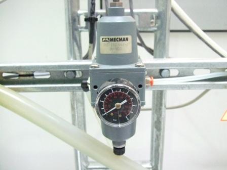 This flow meter utilizes turbine flow measurements with a low pressure drop to measure the water flow rates. Figure 3.