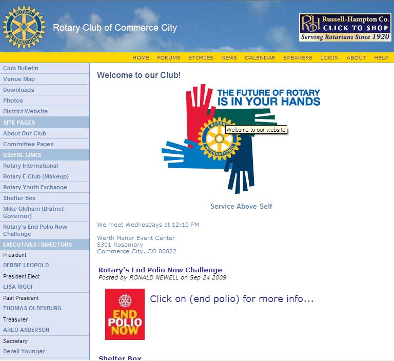 Commerce City Rotary Club New Website!