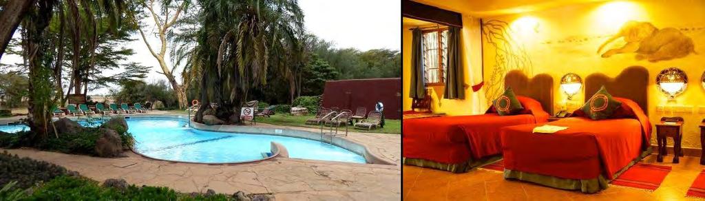 Inspired by local Maasai architecture, the design of the lodge is in total harmony with the