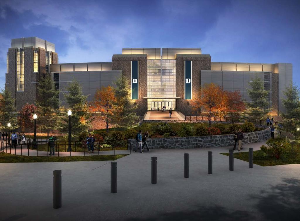 The massive Duke Athletics Campus transformation also included the four-story, 110,000-square foot