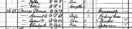 21 Figure 27 shows Morse and his wife Harriet, along with his two sons, Charles and Oscar, listed in the 1880 US Census for Lancaster as well.