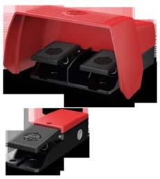 Bi-stable (push-push) Foot Switches When the pedal is operated, the contacts are actuated and maintained until the pedal is pressed a second time.
