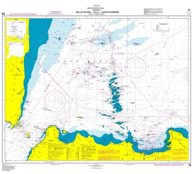 Page 15 Figure 13: Reference chart of the Sunda Strait (Northern Part) 22 The bathymetry of the Sunda Strait has a variation of depth.