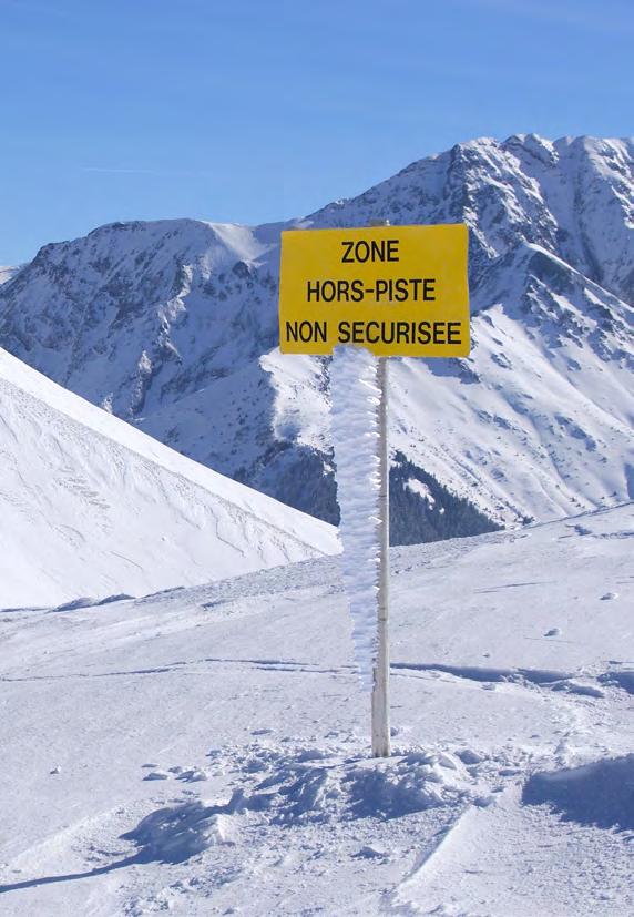 Advice for going off-piste Know when to stop!