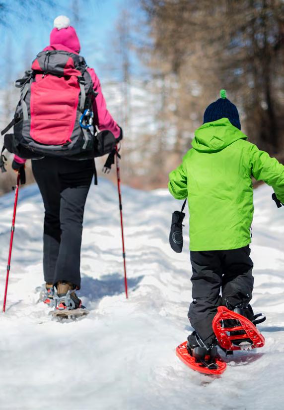 Advice for snowshoeing Prepare your outing