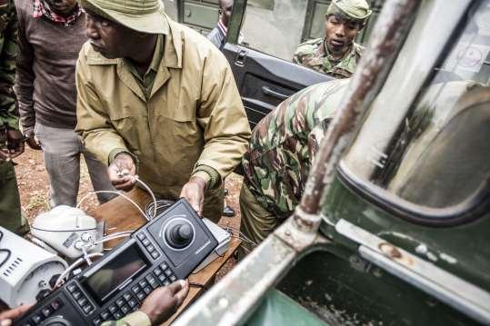 ABOVE: KWS ranger patrol unit at an undisclosed national park in Kenya.