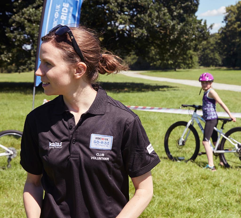 Event Volunteers British Cycling commissaires are not required for Go-Ride Racing events due to the entry level nature of the programme.