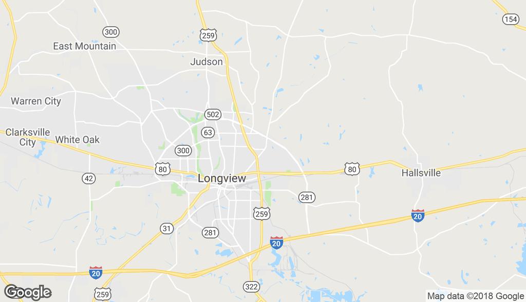 Regional Map State of Texas Leased Office - Alpine Road - Longview TX STATE OF TEXAS LEASED