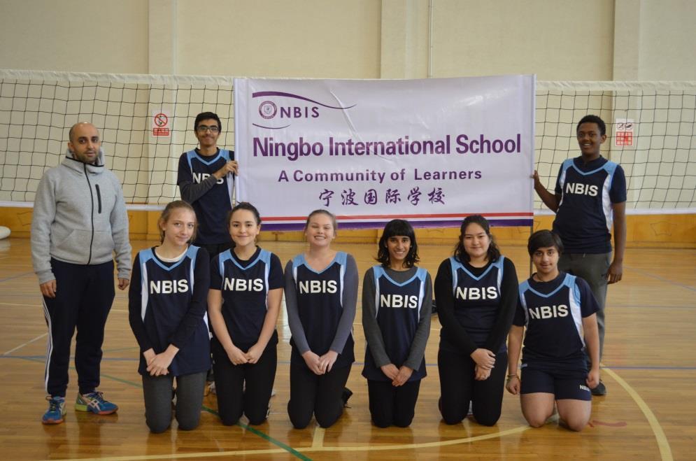 VOLLEYBALL International School Tournament On Saturday November 25 th, NBIS competed in a volleyball tournament hosted by HuaMao School.