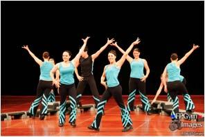 Aerobic Step (FIG Rules) Definition Group choreography (5-10 competitors: male, female or mixed), utilizing the Aerobic basic steps and arm movements with equipment (Step), performing to the music.