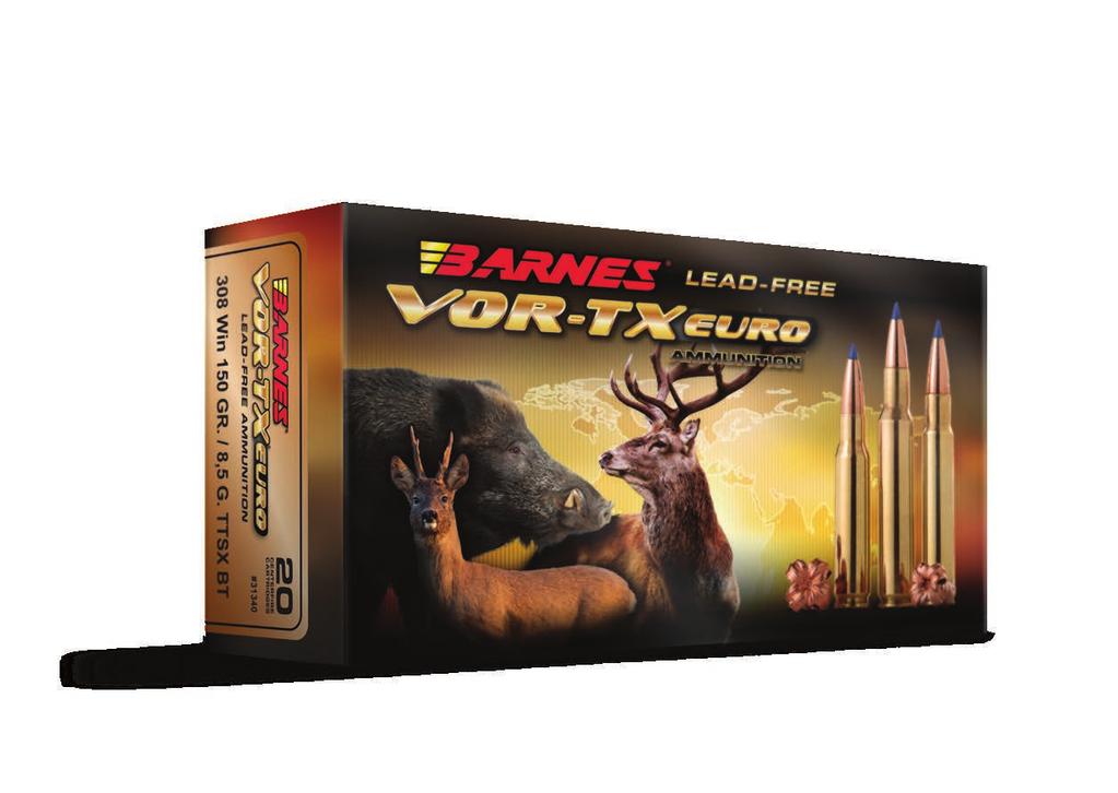 BARNES EURO HUNTING PRECISION AND PERFORMANCE THAT REACHES FROM AMERICA TO THE FIELDS AND WOODS OF EUROPE.