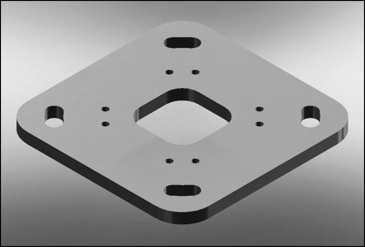 Description of Accessories From Bottom to Top Base Plate Each mast is supplied with at base plate mounted to the lower end. The base plate is made of aluminum.