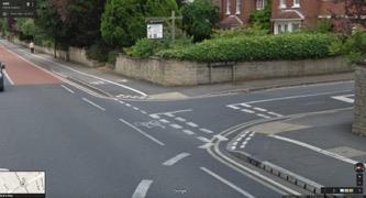[Sandfield Road junction, right]. They are supportive of cycling in that they continue across side-road junctions.
