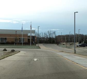Approximately one-sixth of the students live within a halfmile of the school.