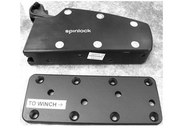 6(6) Assembly Clutch spinlock ZS/1214 For reference see 508-358 1. Decide height, side measure for the clutch and make a mark. 2. Draw a line parallel to the B-line through the mark. 3.