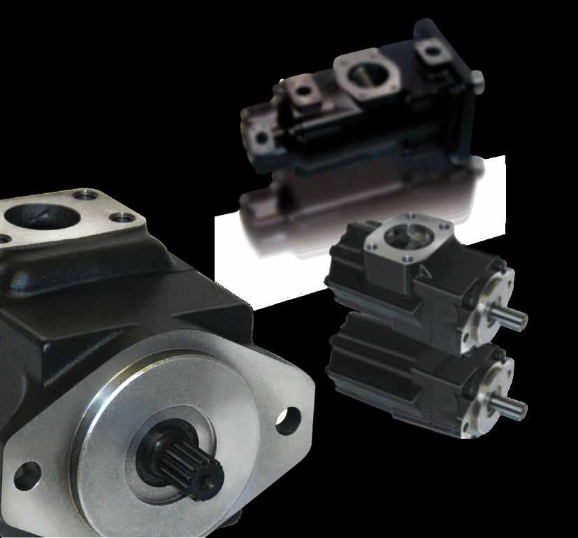 Industrial Hydraulic Pumps T6EDC Denison Vane Technology, fixed displacement