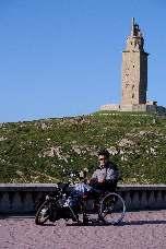 the wheelchair. It is ideal for uneven roads or slopes.