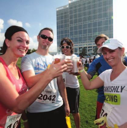 finish line to celebrate at the Finisher s Village with refuel stations,