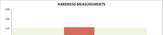 Objective Data (continued) Objective Data Graph 3: Surface firmness levels were good and within