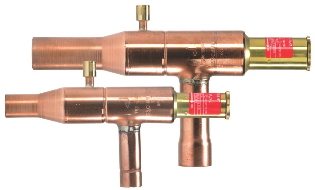 MAKING MODERN LIVING POSSIBLE Data sheet Condensing pressure regulator, type KVR Receiver pressure regulator, type NRD Regulator system KVR and NRD is used to maintain a constant and sufficiently
