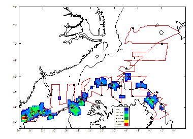 Zooplankton and capelin distributions 2006 Capelin age