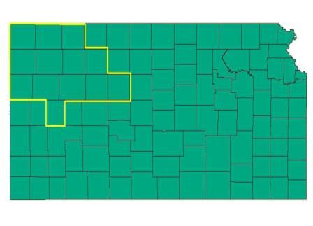 The Cedar Bluff District essentially encompasses the majority of Northwest Kansas.