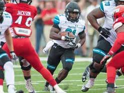 CCU's ALL TIME 100-PLUS YARD RUSHING PERFORMANCES Yds Name (Attempts) Opponent Date 1. 244 Mike Tolbert (13) VMI 10-27-07 2. 205 Lorenzo Taliaferro (32) at Elon 09-28-13 3.