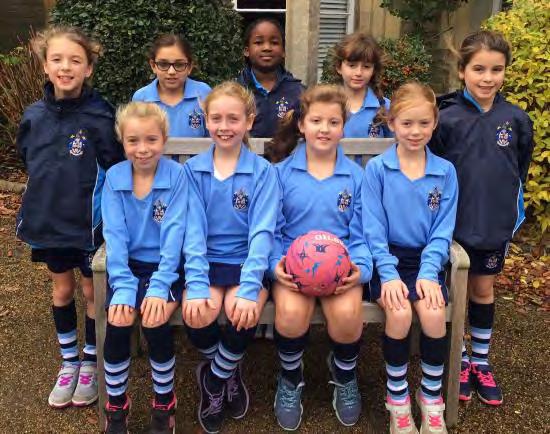 U10A Netball- (W2 D2 L1) The U10A Netball Team includes keen players with a lot of potential and who have shown their commitment to training and practicing during their lunch breaks, whilst some have