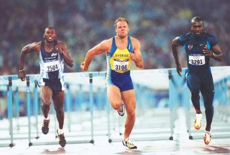 World programmes Athletes Sydney 2000 OG, Joseph Randriamahaja (MAD), holder of an exceptional interim Olympic scholarship, and his