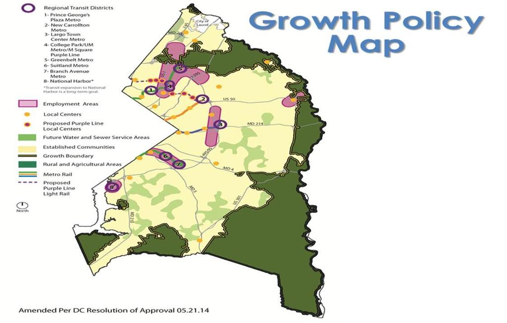 URBAN DESIGN STANDARDS CR-85-2016 To create Regional Transit Districts and Local Centers in Prince George's County that balance the needs of all users that are business-friendly,